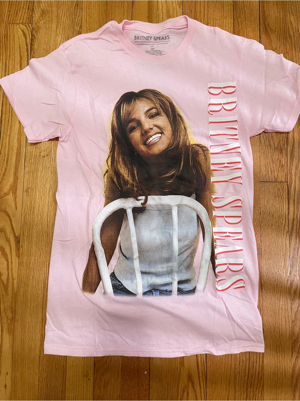 Britney Spears Pink Graphic Tee - Women's Short Sleeve